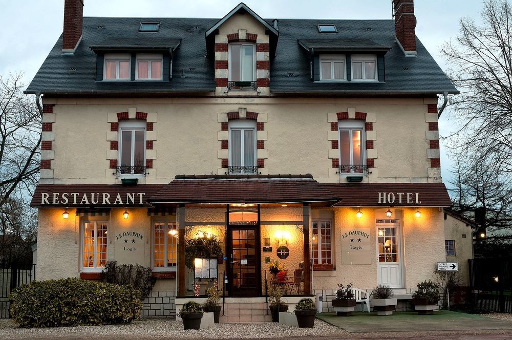 Logis Hotels Restaurant Le Dauphin Salbris Exterior photo